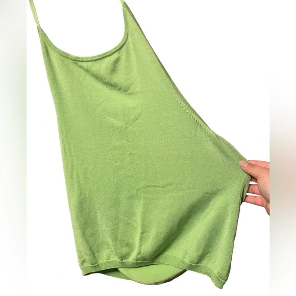 BOSTON PROPER SILK SWEATER HALTER TOP - Picture 2 of 4